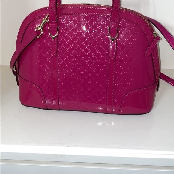 Gucci Microguccissima Bag Hot Pink HTF Gorgeous pls read description 🩷 - Picture 4 of 13